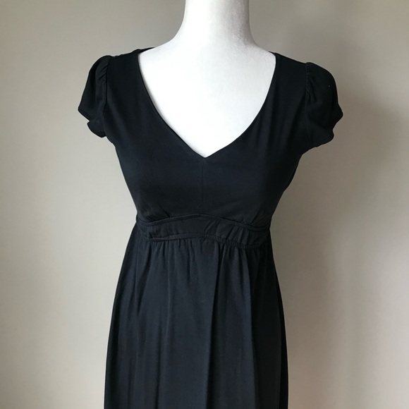 LOFT Black V-Neck Dress - Picture 2 of 4